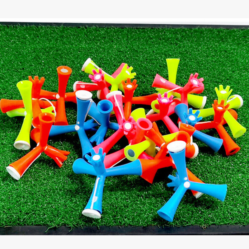 #A 6 Claws Tripod Golf Tees Training Indoor Outdoor Telescopic Golf Balls Holder