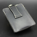 8oz Stainless Steel Whiskey Wine Flagon Alcohol Hip Flask with Leather Case