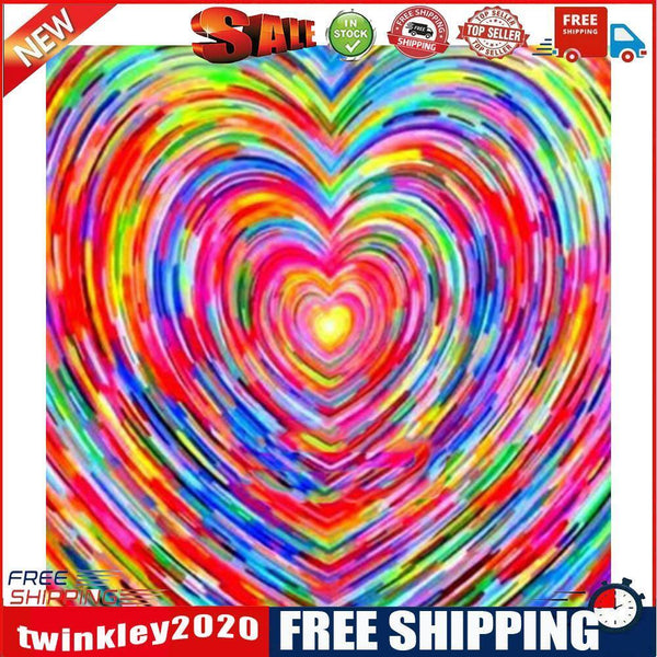 Diamond Painting 5D DIY Colorful Love Full Round Drill Rhinestone Picture