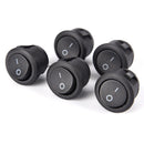 Round Rocker Switch Professional ON Off 20mm DC12V-24V Toggle Switch for Car