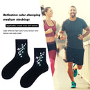 Fashion Solid Reflective Stocks Hip Hop Unisex Cotton Stocks (Butterflies) Newly