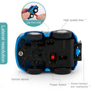 4CH Gravity Induction RC Wrist Watch Control 2.4GHz Mini Racing Car (Blue)