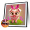 5D Full Round Drill Diamond Painting Cute Pig Mosaic Kits Wall Art (LD457) Newly
