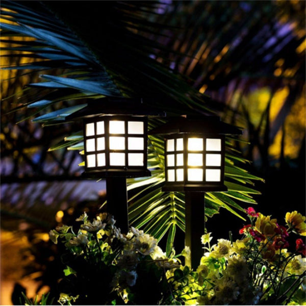 Waterproof Lamp LED Security Spot Lights Solar Powered Light Door Wall Garden