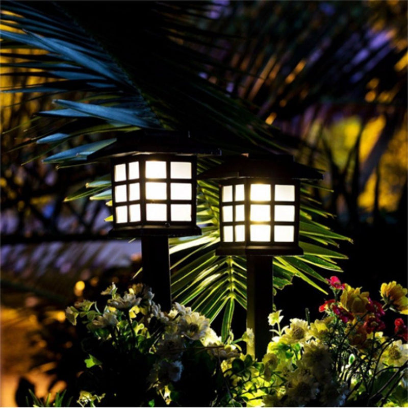 Waterproof Lamp LED Security Spot Lights Solar Powered Light Door Wall Garden