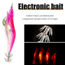 LED Electronic Shrimp Night Fishing Squid Jigs Lure Bass Bait Fish Tackle Tool