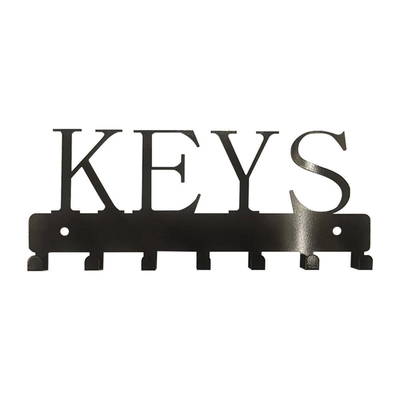 Metal Key Rack with Hooks Kitchen Organizer Bathroom Rangement Hooks Hangers