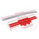 Universal Silicone Motorcycle Silencer Round Oval Exhaust Protector (Red) Newly