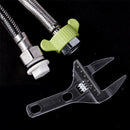 Adjustable Wrench Multi-function Large Open Spanner for Bathroom Screw (A) Newly
