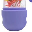 Silicone Ice Cube Tray Beauty Lifting Face Massager Facial Roller (Purple) Newly