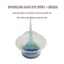 Professional Hair Dyeing Brush Bowl Hair Coloring Comb Mixing Bowls (Blue) Newly