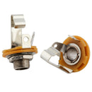 Adapter 1/4" Mono Input Jack Plug 6.35 Female Base Amplifier Socket For 10pcs
