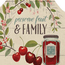Family Print Kitchen Linen Apron Waterproof Home Cleaning Bibs (68x55cm)