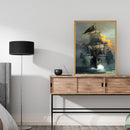 Hand Painted on Canvas DIY Sea Ship Oil Paint By Numbers Drawing Kit Ornaments
