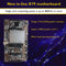 X79 BTC 5x PCIe 8X DDR3 2011 Pin Mining Motherboard with 12V Cooling Fan Newly