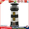 LED Lighthouse Solar Light Garden Outdoor Rotating Beacon Tower Lamp (A) Newly