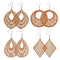 Wooden Wood Earrings Bohemian African Pendant Dangle Earrings Earring Making