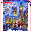 5D Diamond Painting City Street Full Round Drill DIY Mosaic Kit Home Pictures