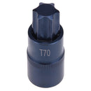 1/2 inch Torx Screwdriver Socket Bits Adapter Drive Socket Hand Tool(T70) Newly