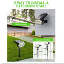 108LED Outdoor Solar Lights, Decorative Sunlight, Waterproof,