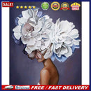 5D DIY Full Round Drill Diamond Paint Flower Woman Mosaic Rhinestone Art Pict