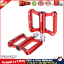 ZTTO Bicycle MTB Road Bike Smooth Bearings Anti-slip Flat Pedals (Red) Newly
