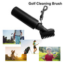 Golf Club Brush Portable Groove Cleaner Lightweight with Water Bottle Automatic