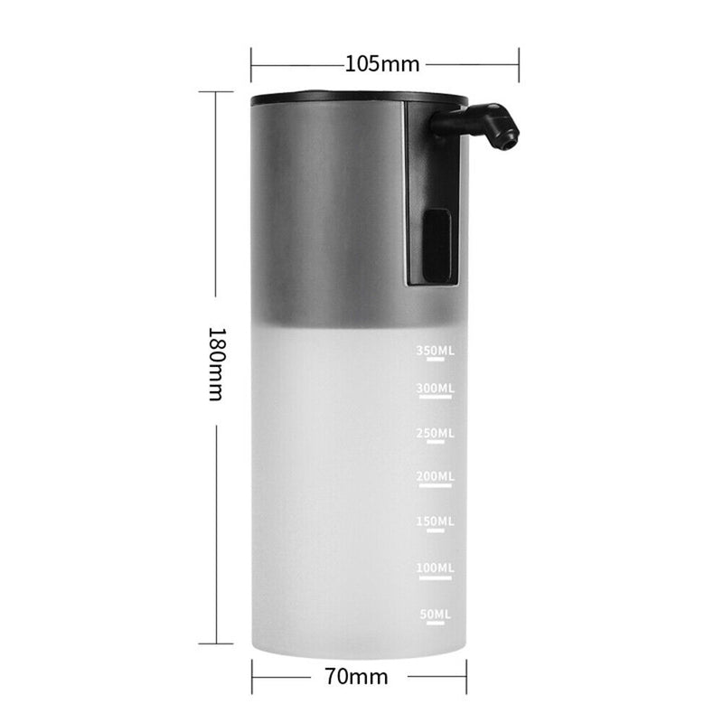 Soap Dispenser Auto Induction Sensor Touchless Foam Hand Washer (Black)
