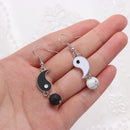 Studs Drop Tassel Asymmetry Tai Chi Earrings Dangle Earrings Yin Yang Gossip