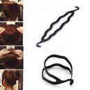 Fashion Black Magic Tool Styling Clip Hair Twist Bun Maker Stick