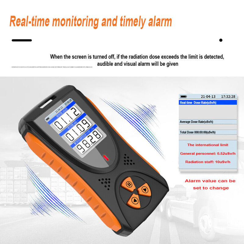 TFT Geiger Counter Tester Handheld Electromagnetic Nuclear Radiation Detect