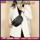 Simple Chest Bag Cowhide Leather Saddle Fanny Pack Phone Pouch Travel Belt Purse
