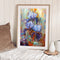 Iris Oil Paint By Numbers Kit DIY Acrylic Painting for Adults Home Decoration