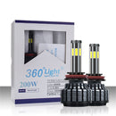 Kit Beam Super Bright Headlight Driving Bulb Car Fog Light Turn Signals DRL