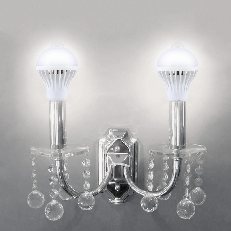 9W E27 Infrared Body PIR Motion Sensor Lamp Auto Smart LED