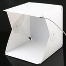 Mini Folding Lightbox with LED Strap 20cm Photography Studio Softbox Universal