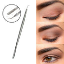 Make-up Lash Separator Portable Metal Eyelash Brush Stainless steel Comb: