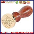 Wax Seal Stamp Happy Birthday Paint Wood Seal DIY Envelope Wedding Invitati