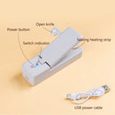 Mini Heat Bag Vacuum Heat Sealer for Plastic Bag Storage Food Snack (Grey) Newly