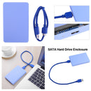 2.5in USB3.0 SATA Box 3TB HDD Hard Drive SSD External Enclosure Case (D)