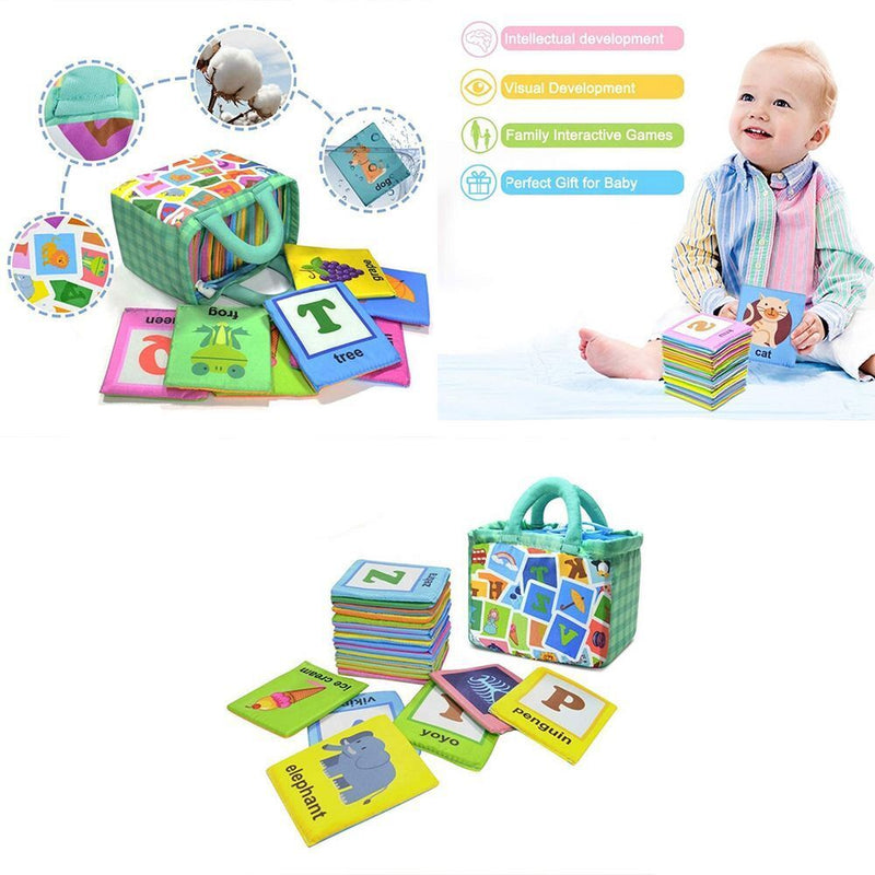 Develop Cognize Kids Cloth Book Reading Book Early Learning Puzzle Educational