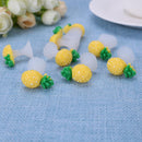 8pcs Silicone Toe Separator Dividers Polish Pedicure Tools(Pineapple Bag) Newly