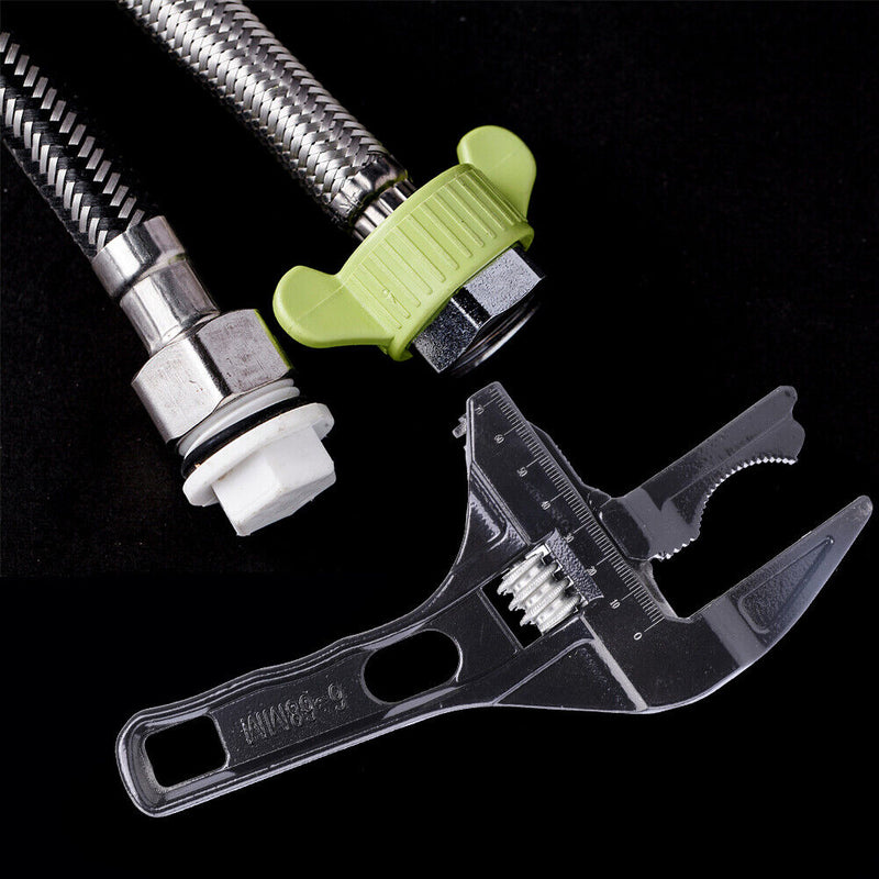 Adjustable Wrench Multi-function Large Open Spanner for Bathroom Screw (C) Newly