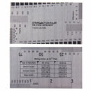 Instruments Steel Guitar Acoustic String Action Pitch Luthier Ruler Gauge