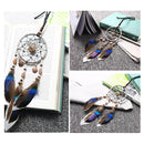 Mini Dream Catcher Car Pendant Feather Wind Chimes Round Ring Circle Hangings