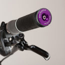 MEROCA 2pcs Bicycle Bar Grips End Cap MTB Bike Handlebar End Plug (Purple) Newly