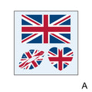 Union Jack Flag Face Tattoos British Jubilee Red White Blue Stickers*1 J3E8