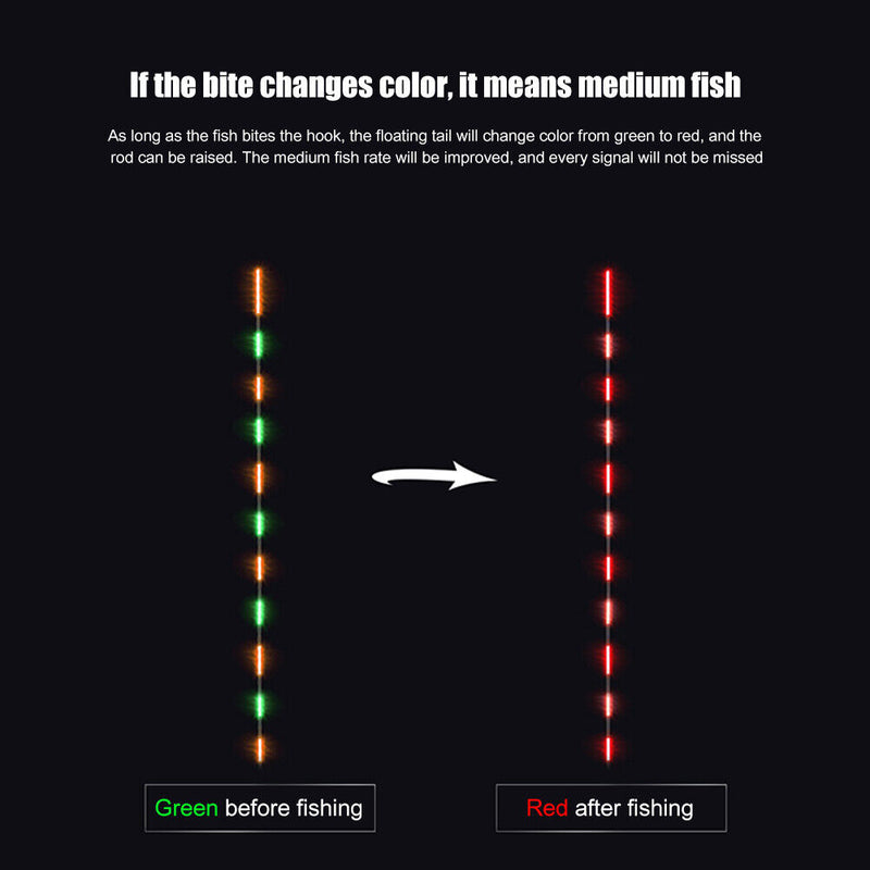 Luminous Electric Fishing Floats Color Changing Fishing Buoy Bobber (D0-09)