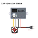 Digital Display Motor Reducer Speed Regulator 220v Fan Switch Speed Controller