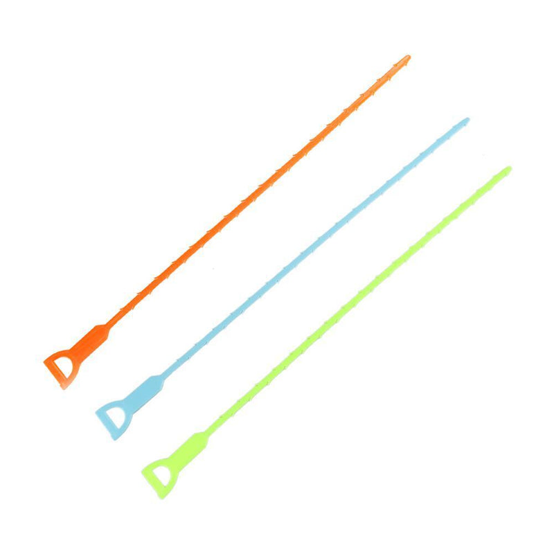3pcs Kitchen Pipe Dredging Hook Sink Cleaner Bathroom Sewer Hair Remover